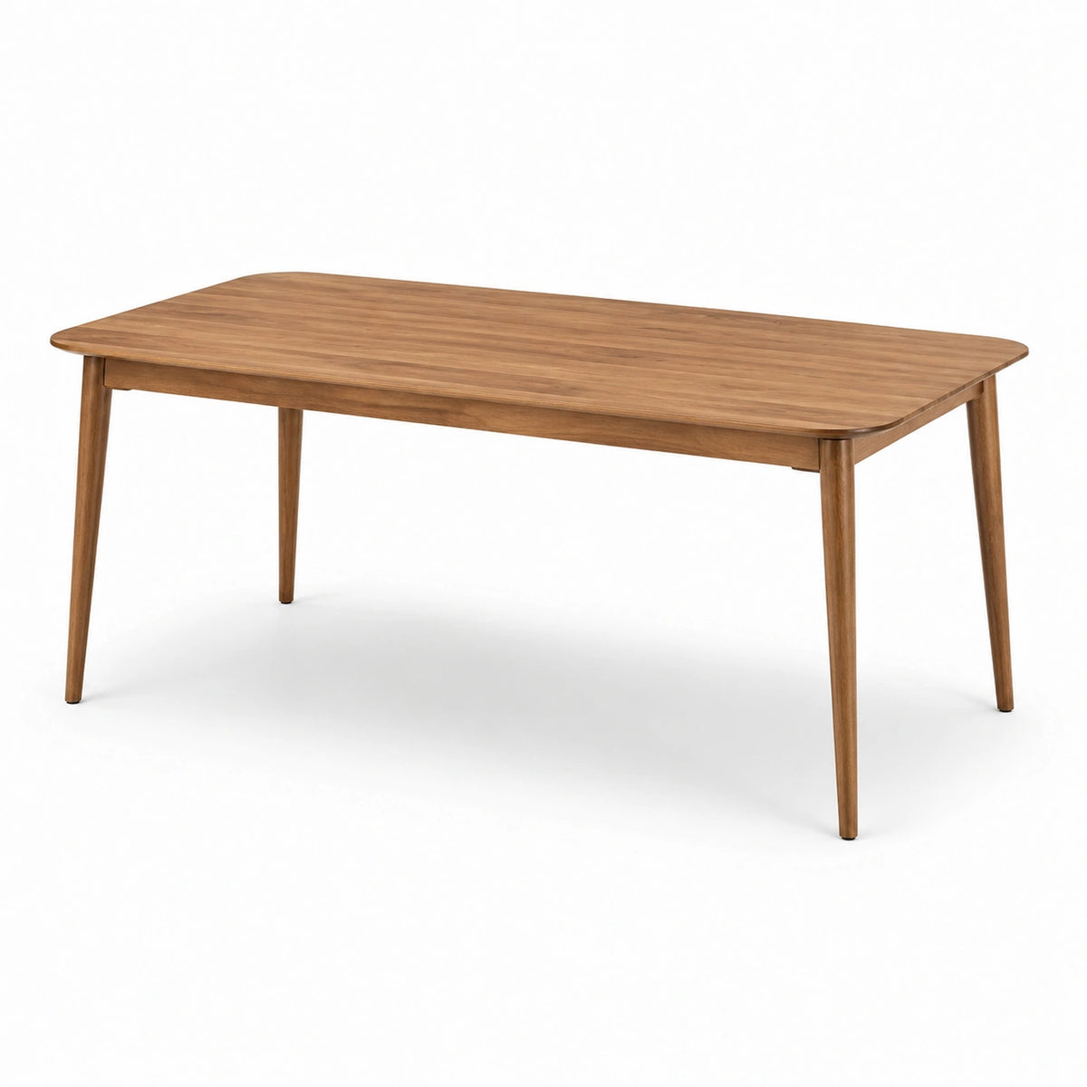 Mesa de comedor de madera de nogal 150 cm